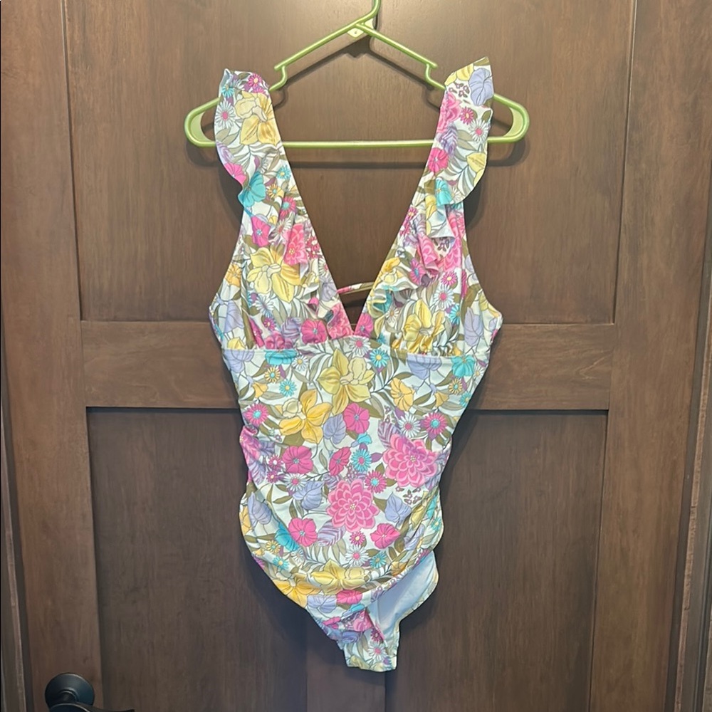 Cupshe Floral One Piece Swimsuit